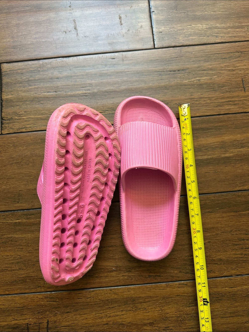 Kids Pink Slide Sandals - Slip-On Comfort